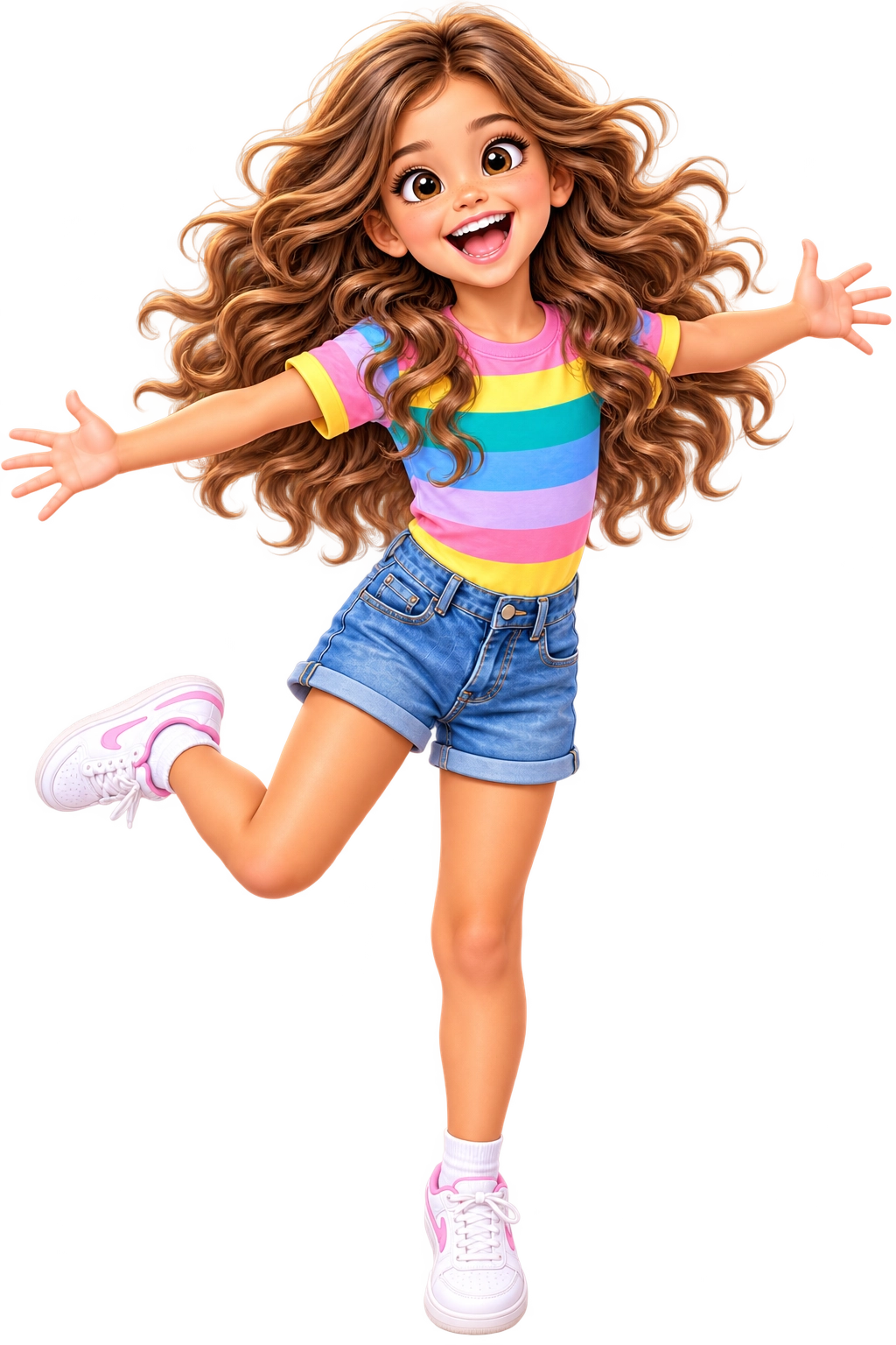 Cartoon style portrait created from your photo