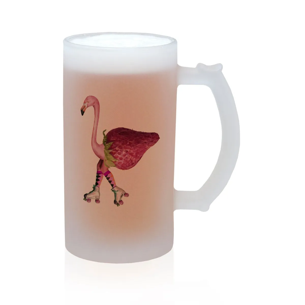 Glass Beer Stein 16oz